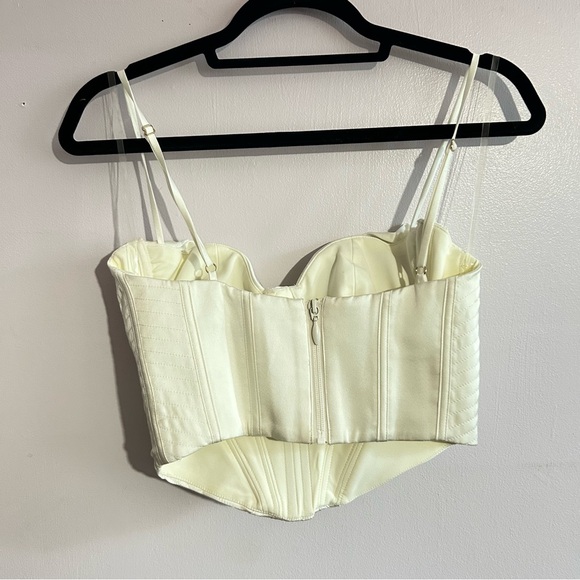 House of CB Bea Crop Draped Corset Top Small - Picture 6 of 12